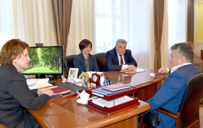 В Астраханском ГМУ состоялась встреча с делегацией из республики Калмыкия