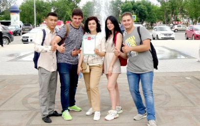 Студенты Астраханского ГМУ заняли I место в квесте «Город-Гужвин»
