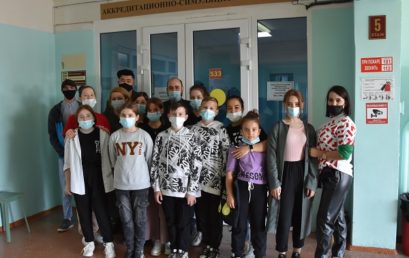 Экскурсия для детей-сирот социально-реабилитационного центра «Радуга» в МАСЦ Астраханского ГМУ