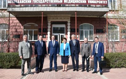 Руководство Астраханской области поддержало проект реконструкции исторического корпуса Астраханского ГМУ