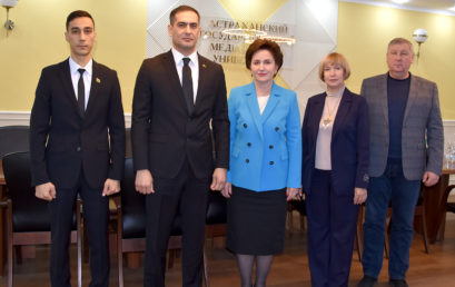 Новый консул Туркменистана в Астрахани Нуры Голлиев посетил Астраханский ГМУ