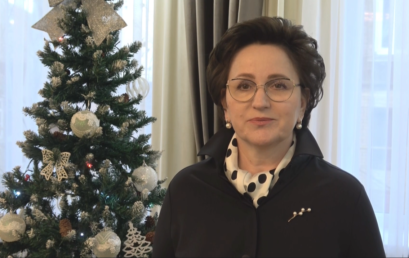Поздравление с Новым Годом от ректора Астраханского ГМУ О.А. Башкиной