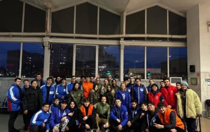 Волонтеры-медики Астраханского ГМУ встретили ребят из Белгорода