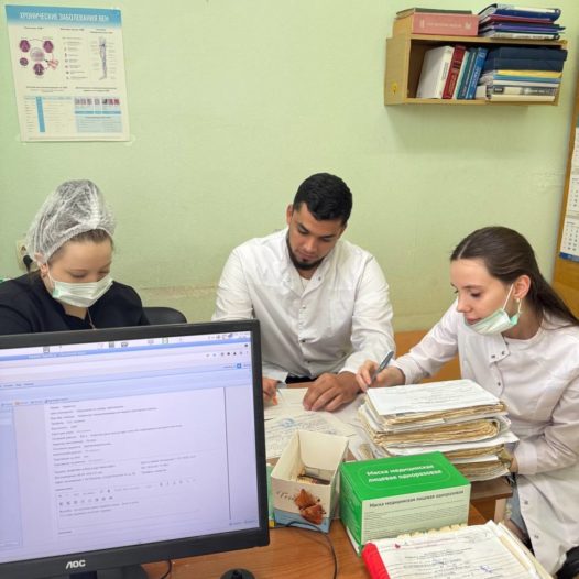 Будущие врачи-терапевты Астраханского ГМУ проходят учебную практику