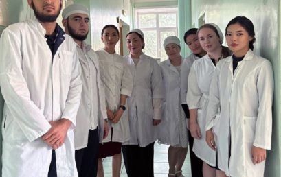Студенты 3 курса медико-профилактического факультета на практике
