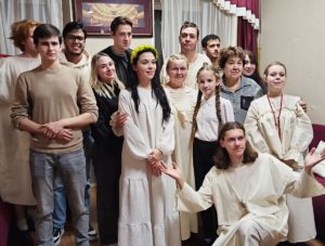 Студенты-медики в Доме Актёра