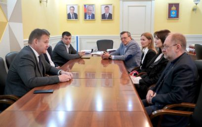 Встреча представителей Астраханского ГМУ и Национального медицинского исследовательского центра колопроктологии Встреча представителей Астраханского ГМУ и Национального медицинского исследовательского центра колопроктологии