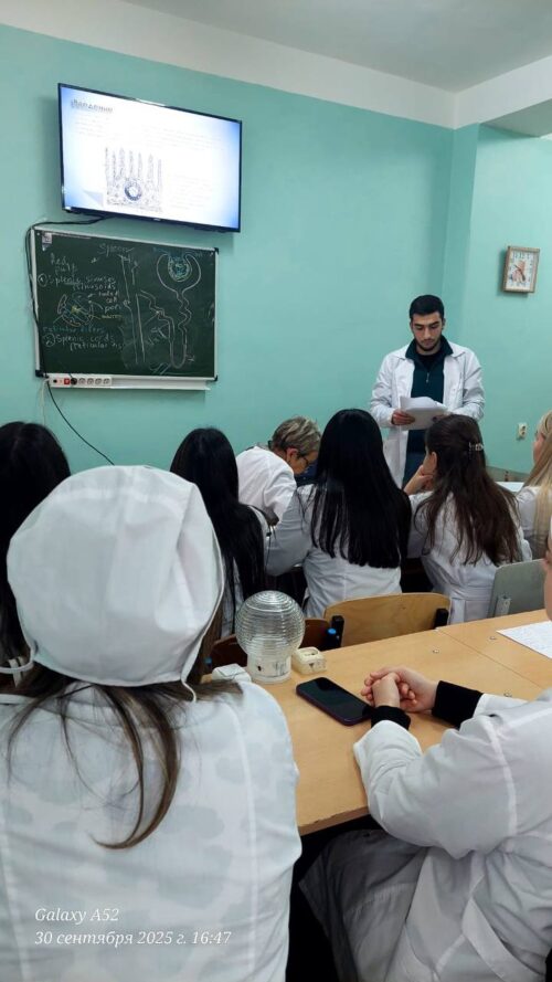 Первое заседание МНО кафедры гистологии и эмбриологии