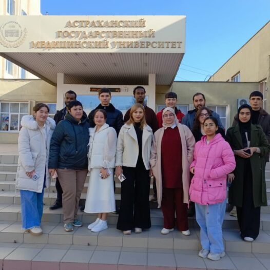 Экскурсия для иностранных слушателей по историческому центру Астрахани