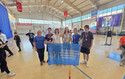 Студенты Астраханского ГМУ – золотые призеры регионального этапа соревнований по бадминтону