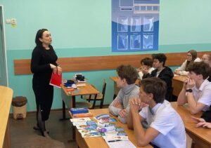 Профориентационное занятие в рамках школы «Юного гигиениста»