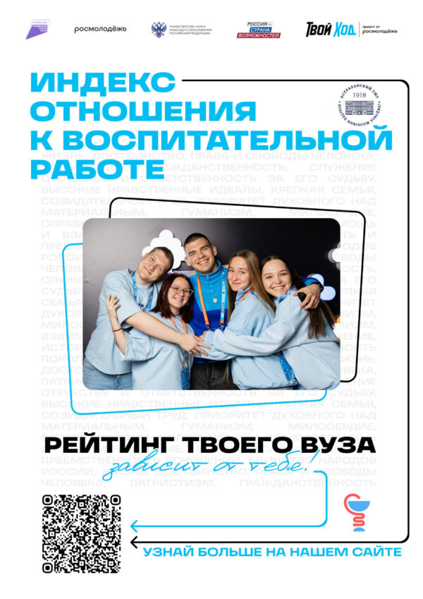 Индекс отношения к воспитательной работе от проекта Твой Ход
